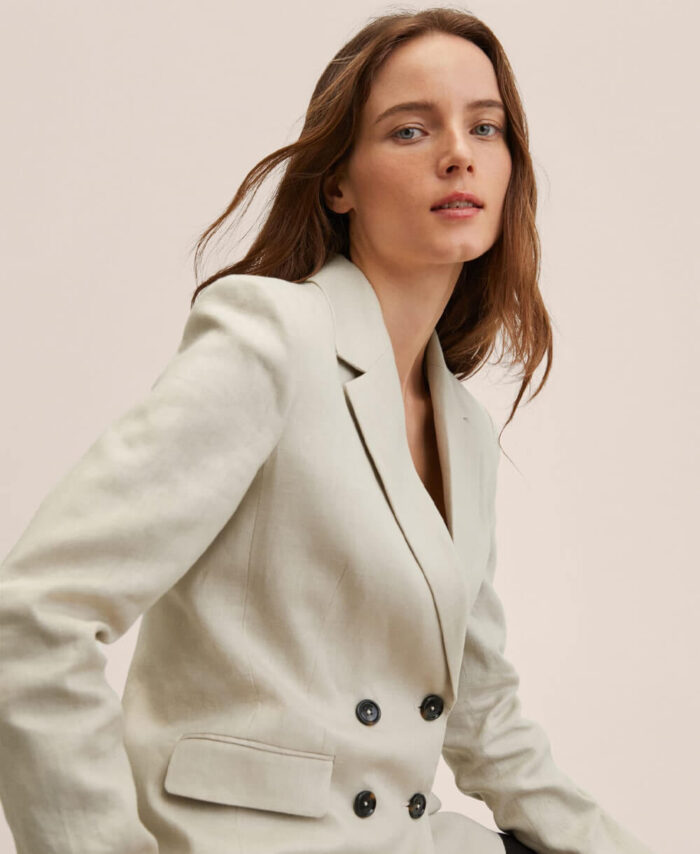 Blazer suit 100% linen
